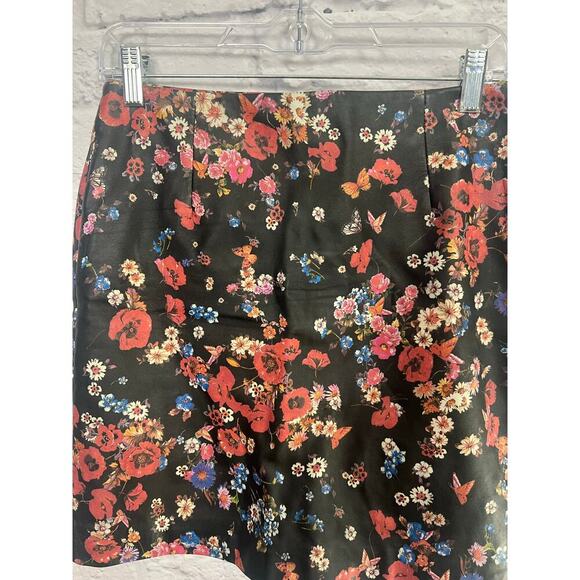 The Kooples Lamb Leather Floral Skirt - Size 36 - As Seen on TV - Picture 10 of 10